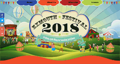 Desktop Screenshot of exmouthfestival.org.uk